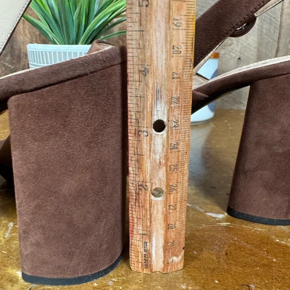 Prada Brown Suede Platform Sandals with Box - Size IT 41/US 11 - Picture 12 of 13